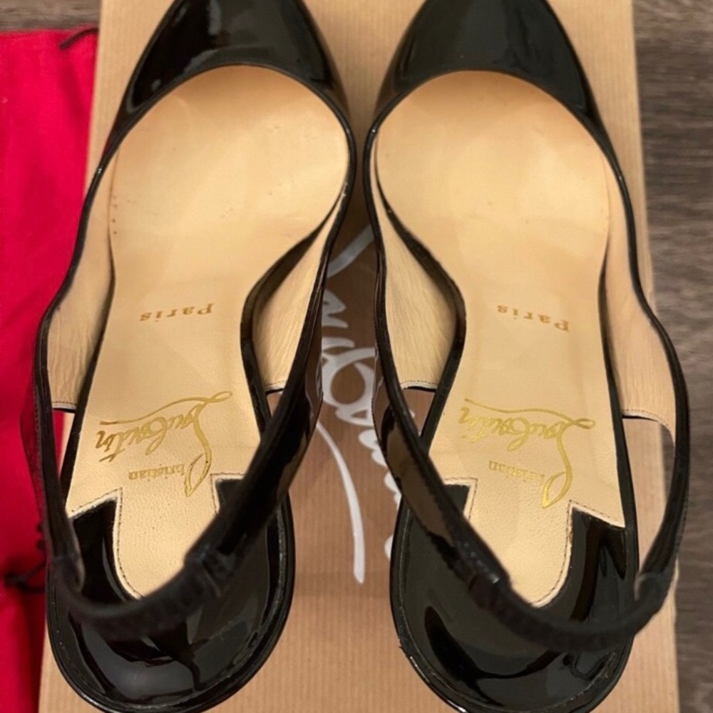 37 fifi sling 85mm black patent - Picture 5 of 10